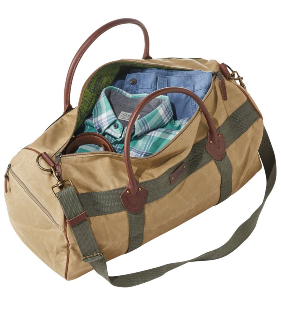 L.L.Bean | Waxed Canvas Duffle, Medium