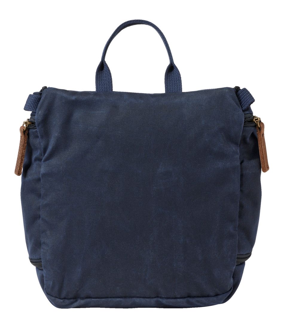 L.L.Bean | Waxed-Canvas Personal Organizer Toiletry Bag, Medium