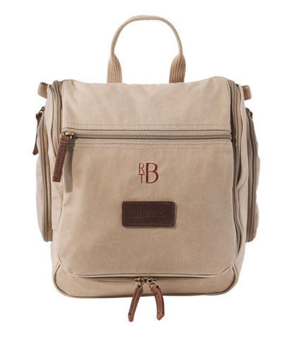 L.L.Bean | Waxed-Canvas Personal Organizer Toiletry Bag, Medium