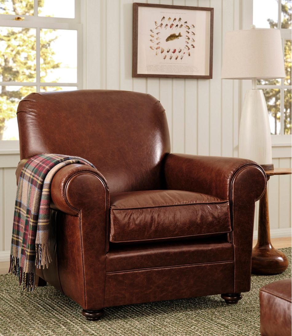 L.L.Bean | Bean's Leather Lodge Chair