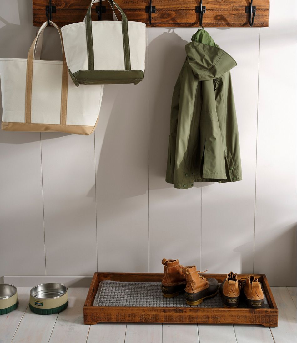 L.L.Bean | Rustic Wooden Boot Tray