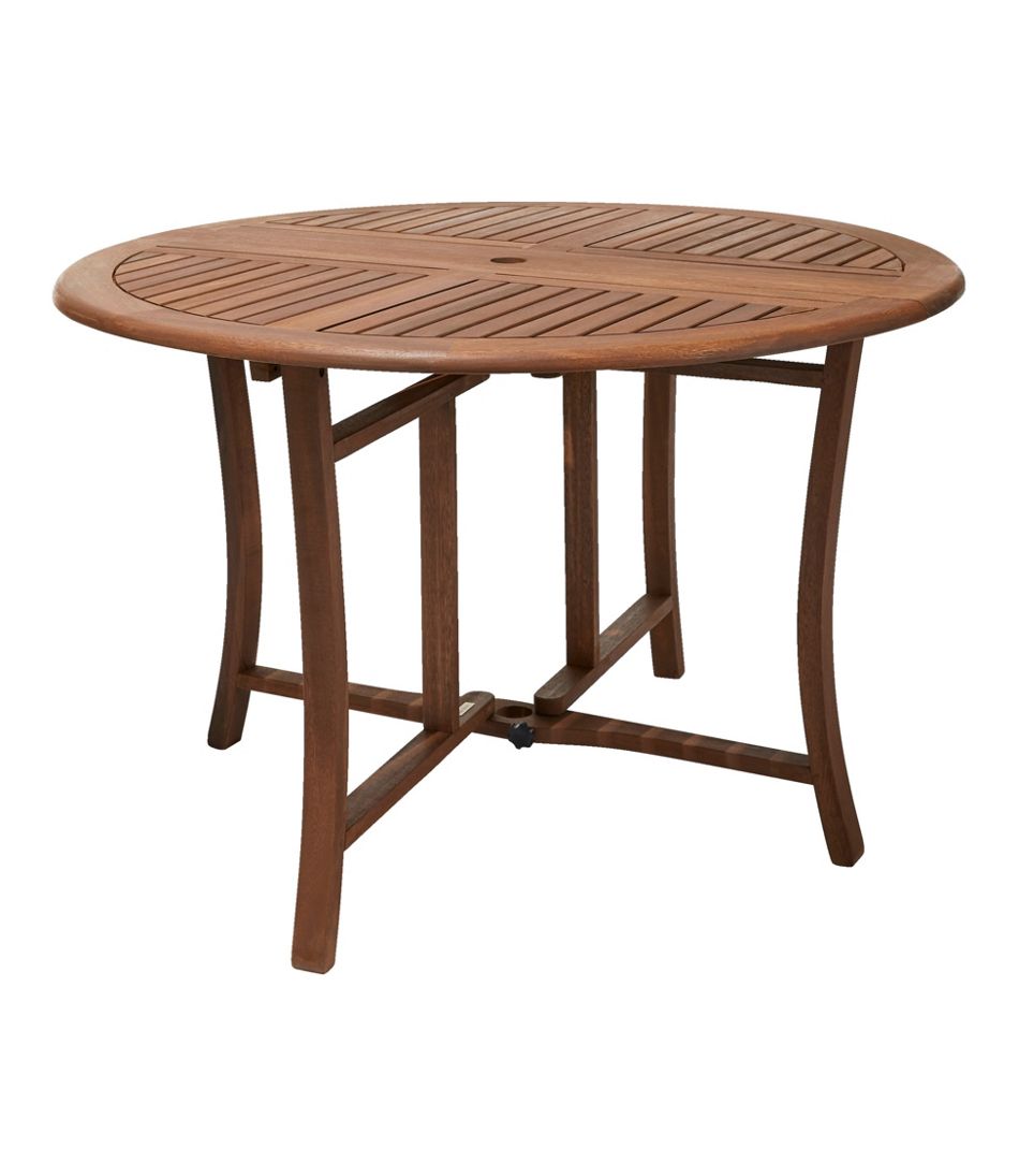L.L.Bean | Eucalyptus Folding Table, Round