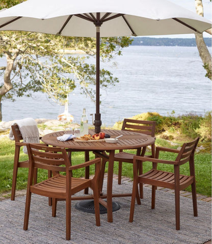 L.L.Bean | Eucalyptus Stacking Chairs, Set of Four