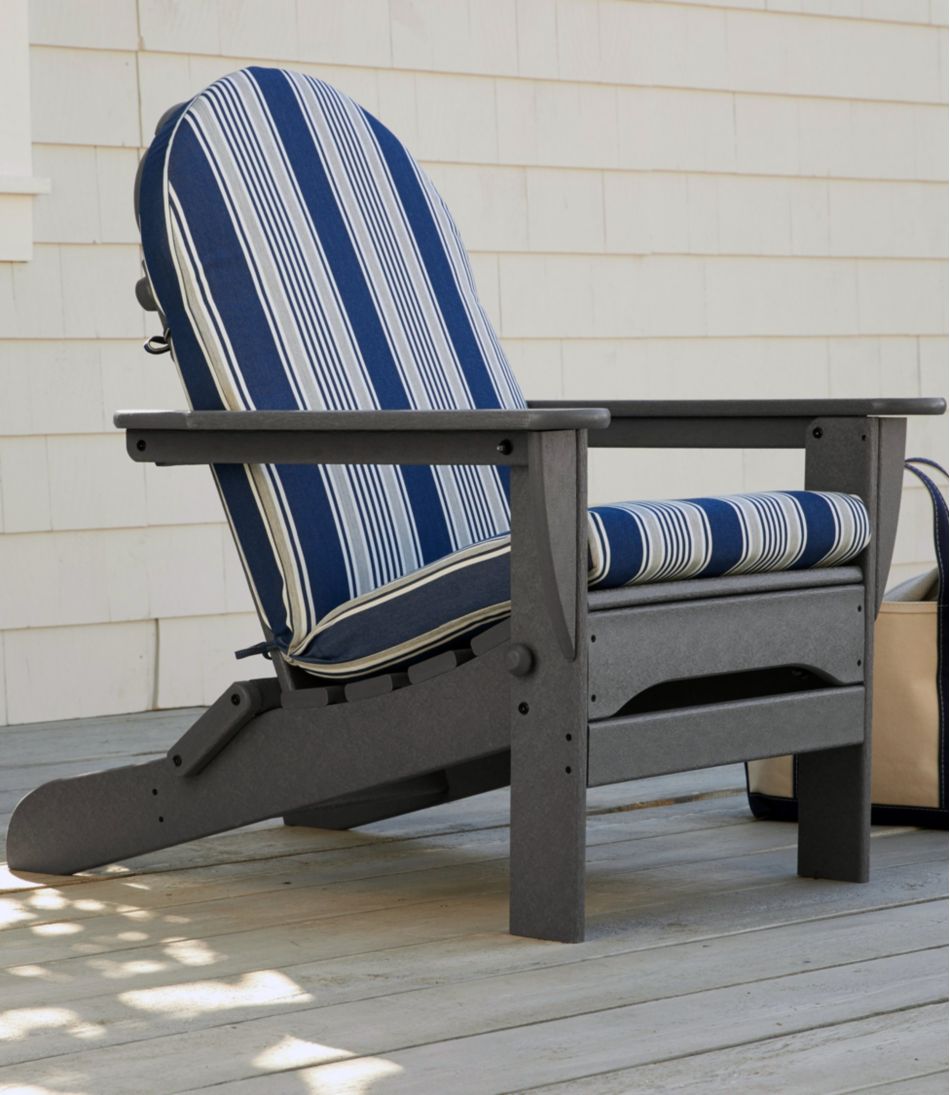 L.L.Bean | Casco Bay Adirondack Chair Seat and Back Cushion, Stripe