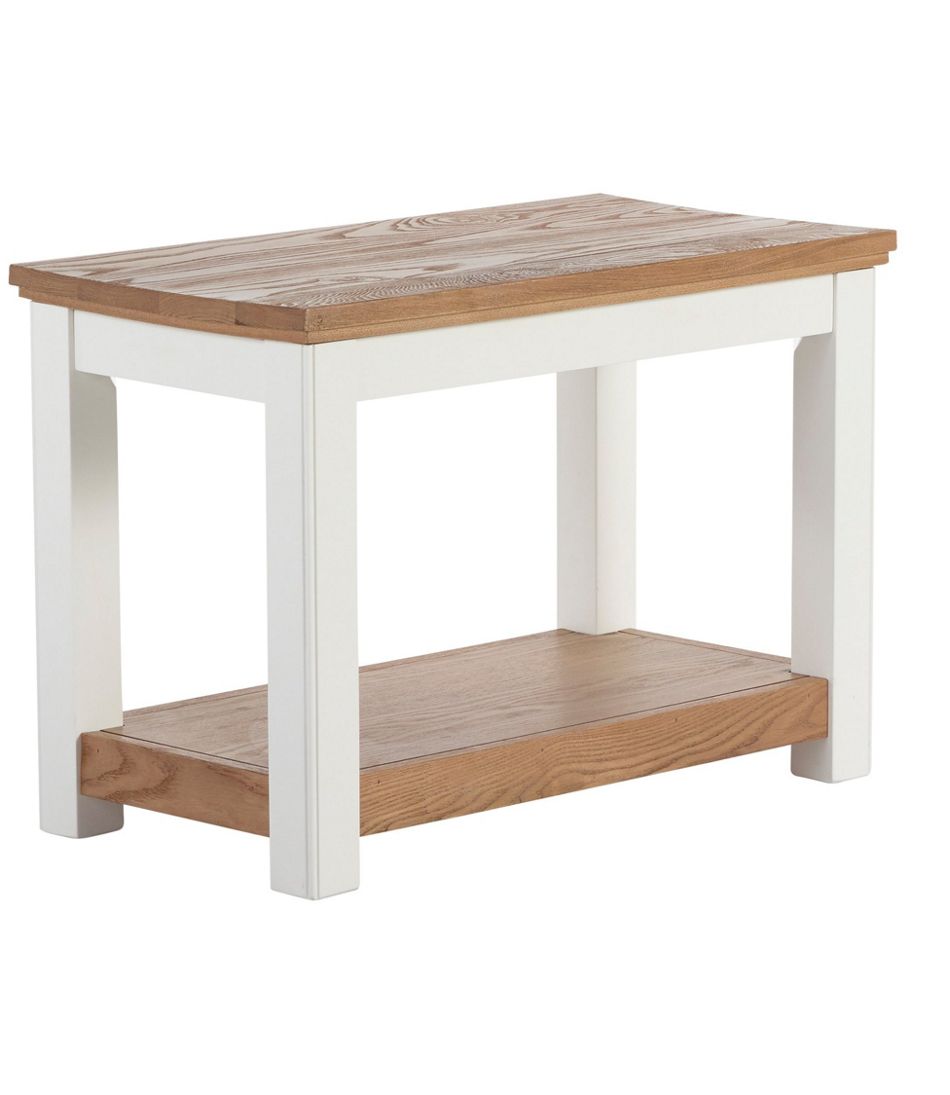 L.L.Bean | Painted Farmhouse Bench, Wood Top