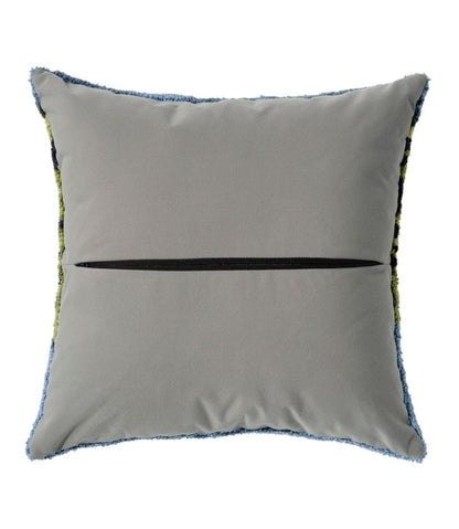 L.L.Bean | Indoor/Outdoor Hooked Pillow, Lakeside Mountain Scene