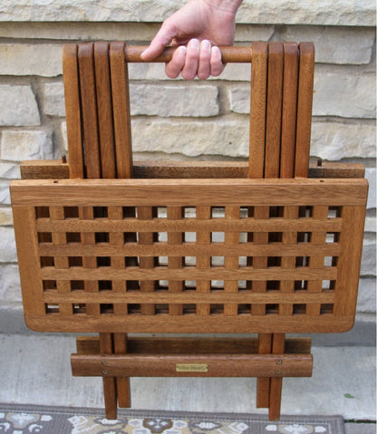 L.L.Bean | Eucalyptus Folding Side Table
