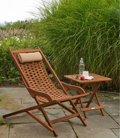 L.L.Bean | Eucalyptus Folding Side Table