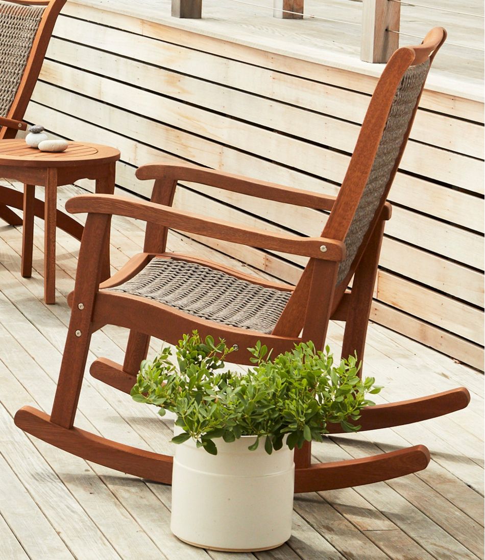 L.L.Bean | Wicker Eucalyptus Rocker
