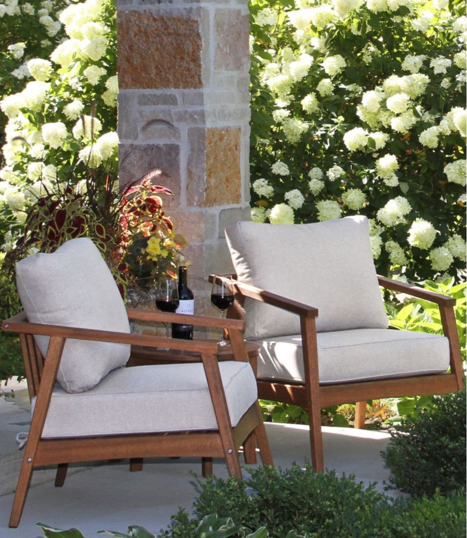 L.L.Bean | Eucalyptus Patio Chair, Set of Two