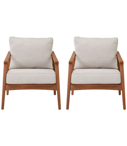L.L.Bean | Eucalyptus Patio Chair, Set of Two