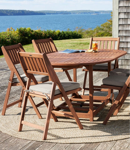 L.L.Bean | Eucalyptus Storage 7-Piece Dining Set