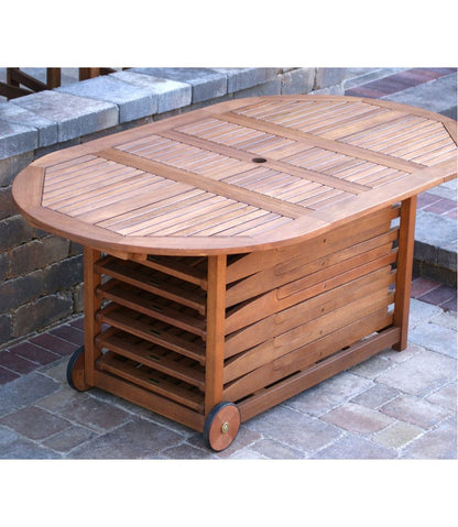 L.L.Bean | Eucalyptus Storage 7-Piece Dining Set