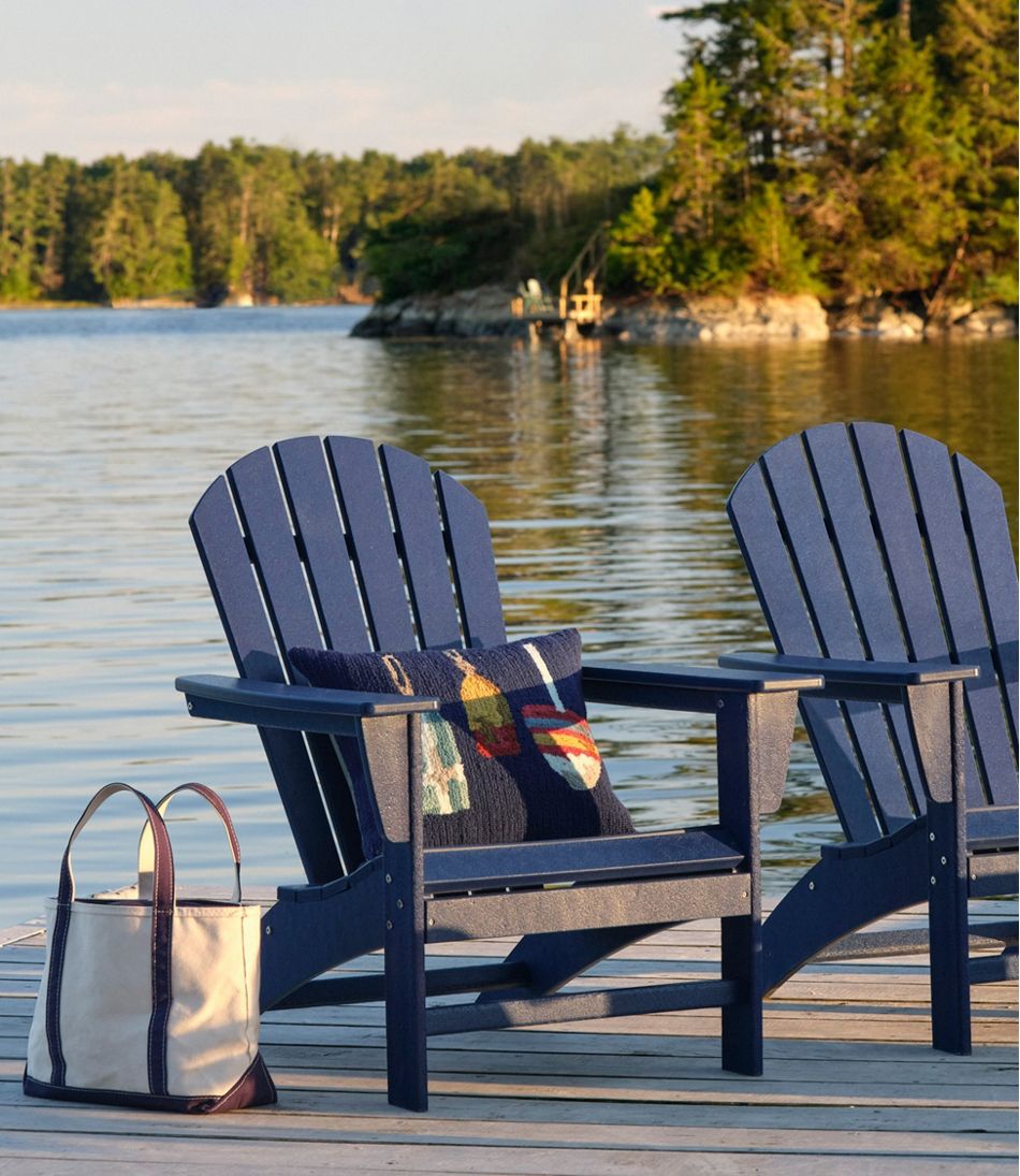 L.L.Bean | Indoor/Outdoor Hooked Pillow, Buoys