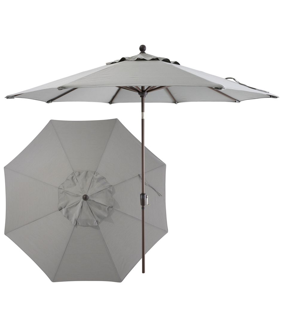 L.L.Bean | Weather-Resistant 9' Market Umbrella, Push Button