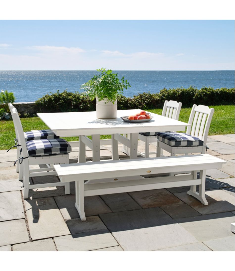 L.L.Bean | All-Weather Farmhouse Table, Square, 8-Person