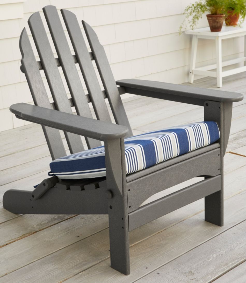 L.L.Bean | Casco Bay Adirondack Chair Seat Cushion, Stripe