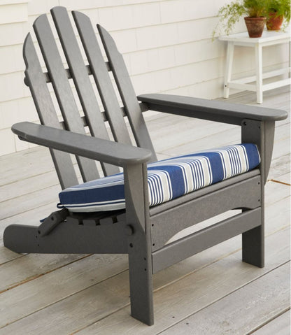L.L.Bean | Casco Bay Adirondack Chair Seat Cushion, Stripe