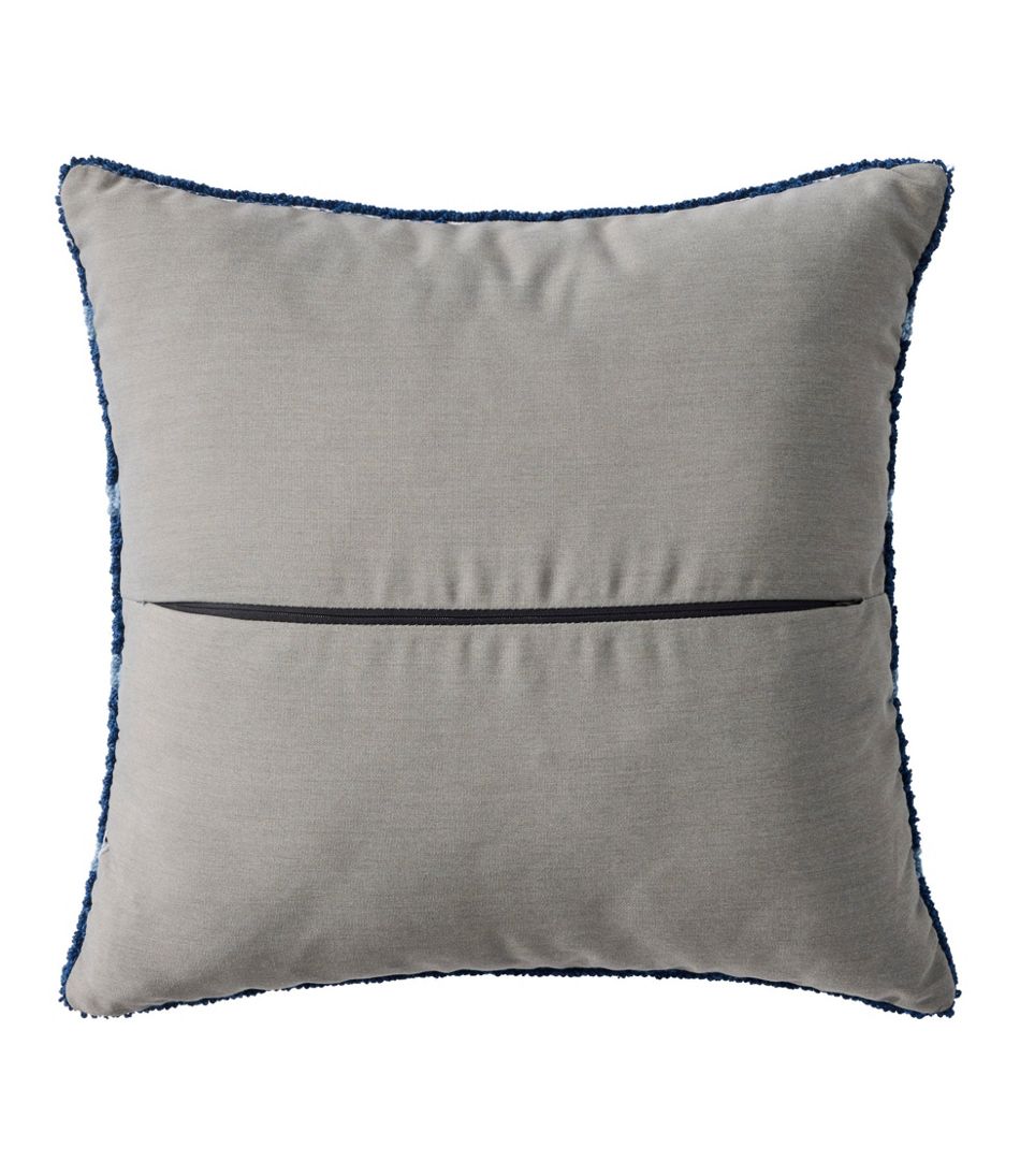 L.L.Bean | Indoor/Outdoor Hooked Pillow, 18x18 Lobster