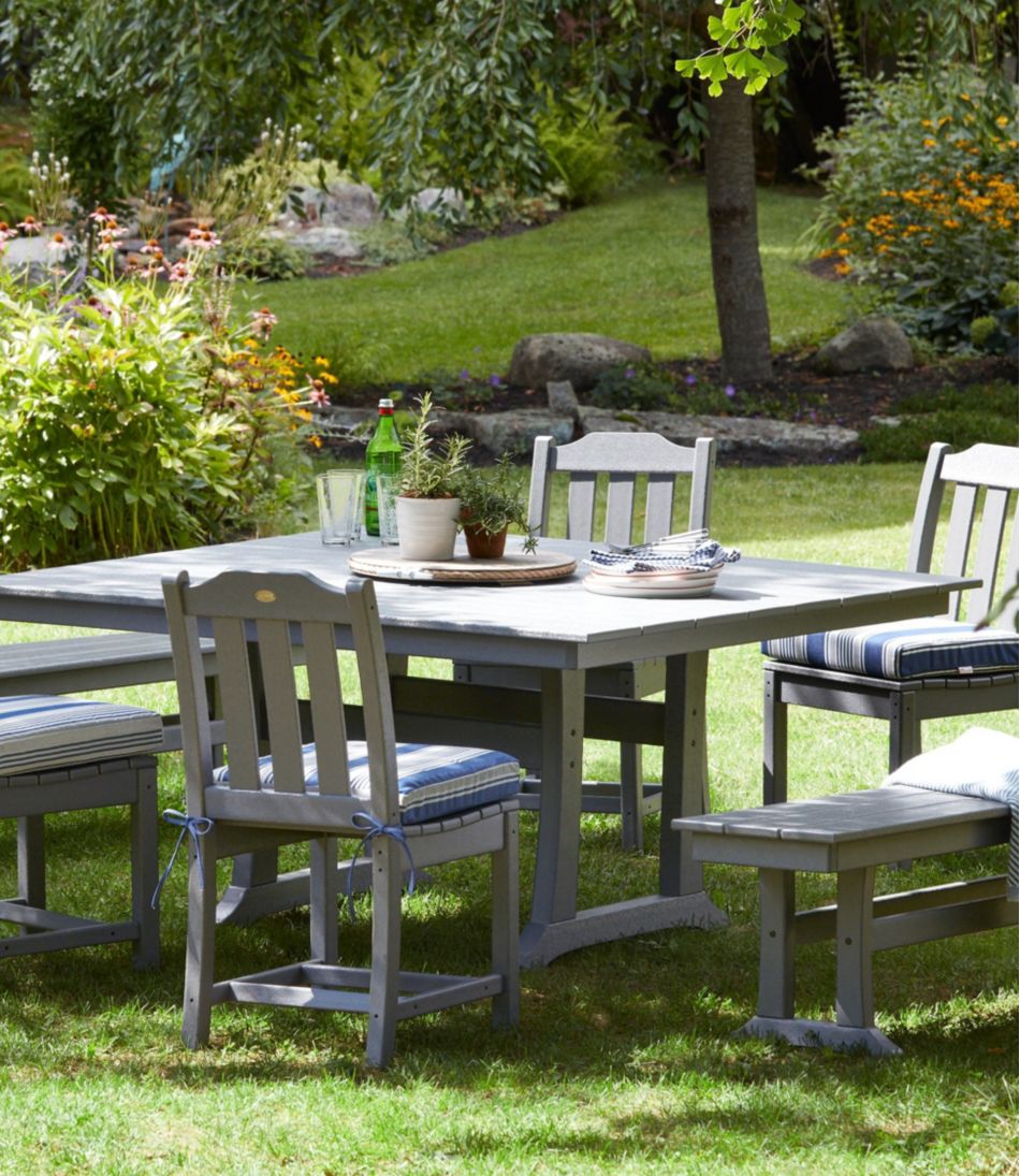 L.L.Bean | Casco Bay Cushion for All-Weather Armless/Folding Chair, Stripe