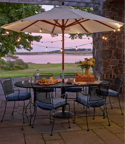 L.L.Bean | Sunbrella Market Umbrella, Wood