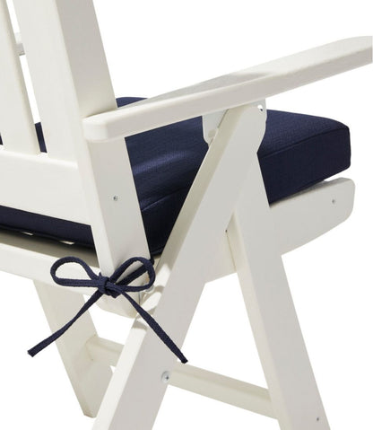 L.L.Bean | All Weather Folding/Armless Chair Textured Cushion