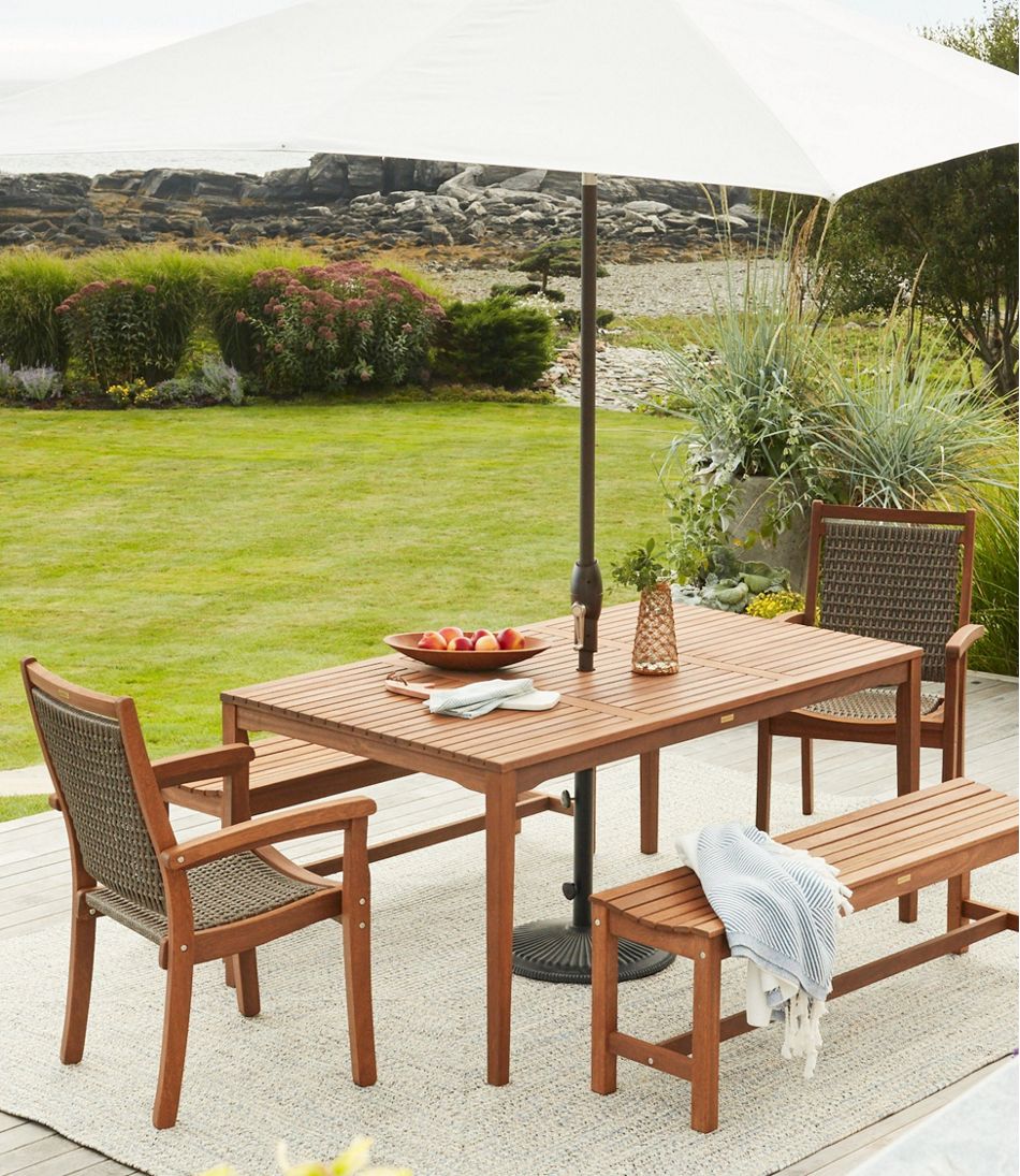 L.L.Bean | Wicker Eucalyptus Dining Chair