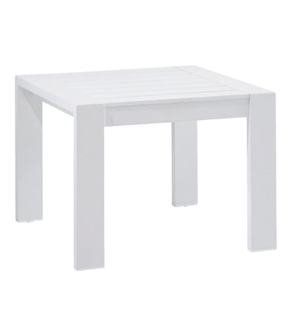 L.L.Bean | White Aluminum Deep Seating Side Table