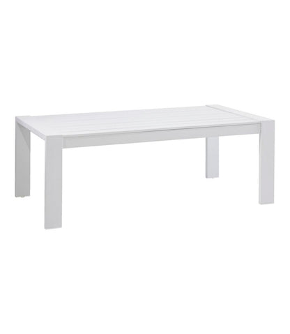 L.L.Bean | White Aluminum Deep Seating Coffee Table