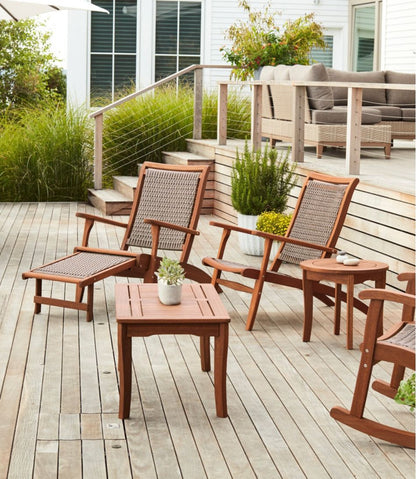 L.L.Bean | Wicker Eucalyptus Lounger