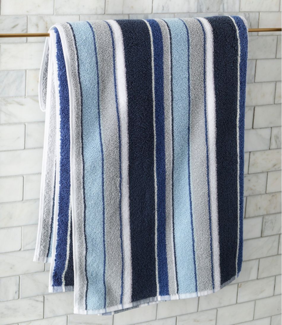 L.L.Bean | Bean's Organic Cotton Towel, Stripe