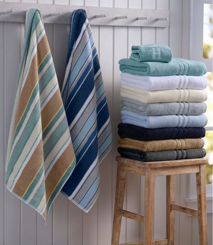L.L.Bean | Bean's Organic Cotton Towel, Stripe