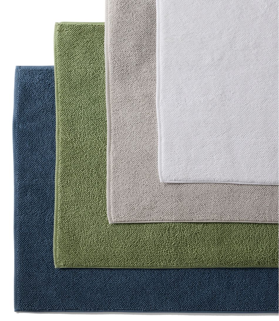 L.L.Bean | Organic Textured Cotton Bath Mat
