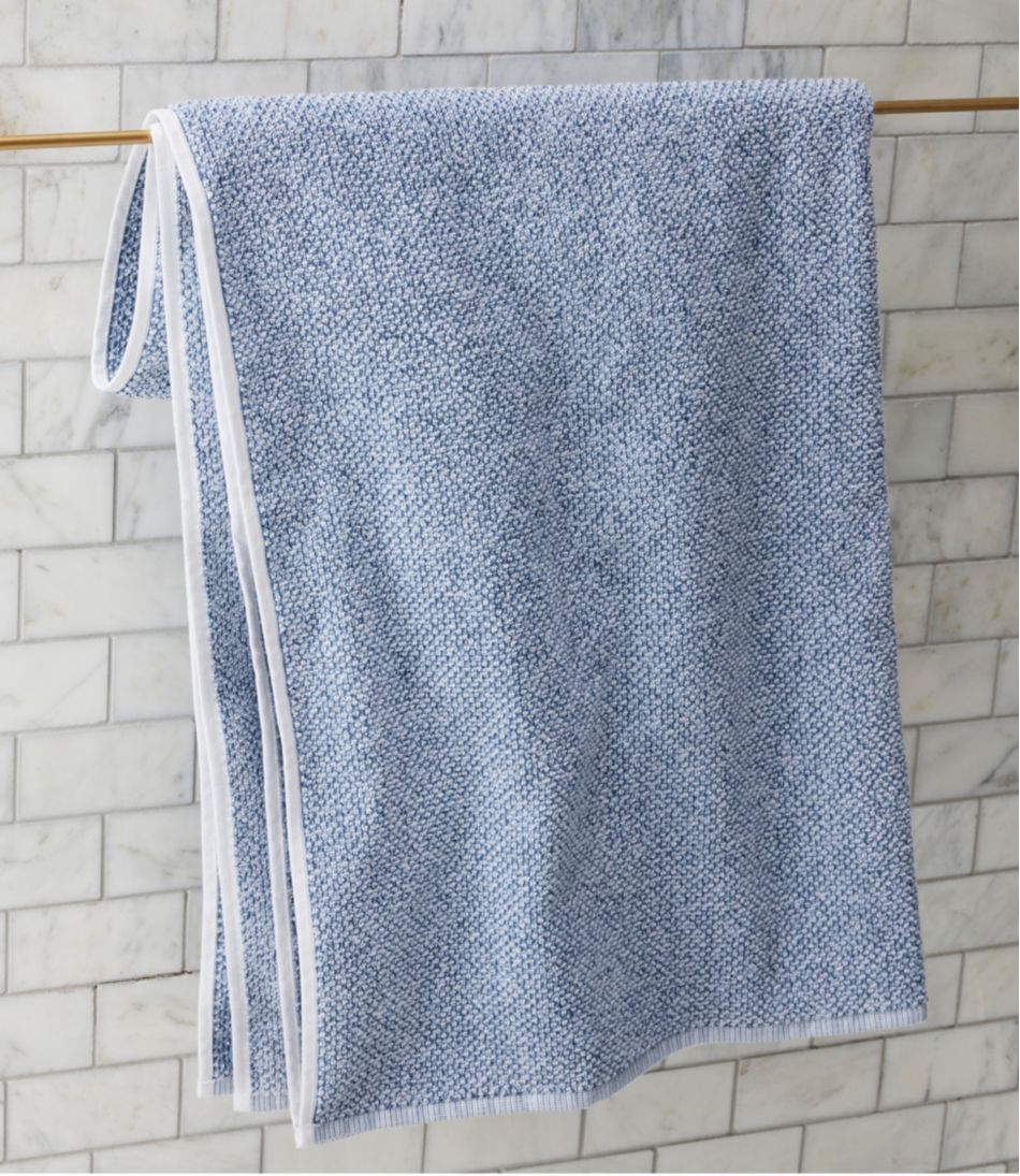 L.L.Bean | Organic Textured Cotton Towel, Marled