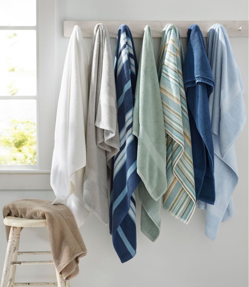 L.L.Bean | Premium Cotton Towel Set, Stripe