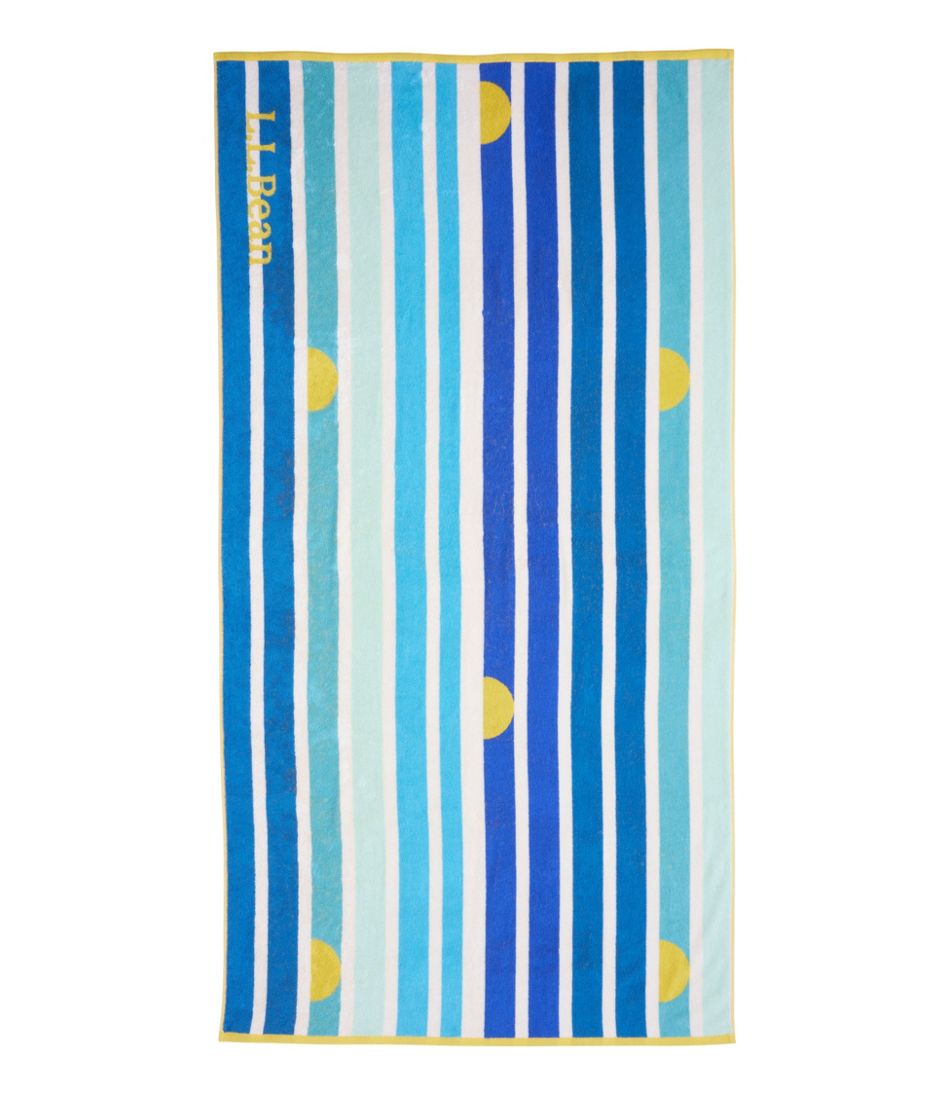 L.L.Bean | Seaside Beach Towel, Seaside Stripe