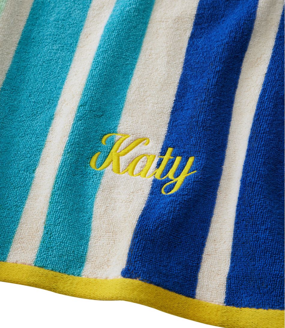 L.L.Bean | Seaside Beach Towel, Seaside Stripe