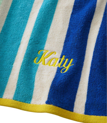 L.L.Bean | Seaside Beach Towel, Seaside Stripe