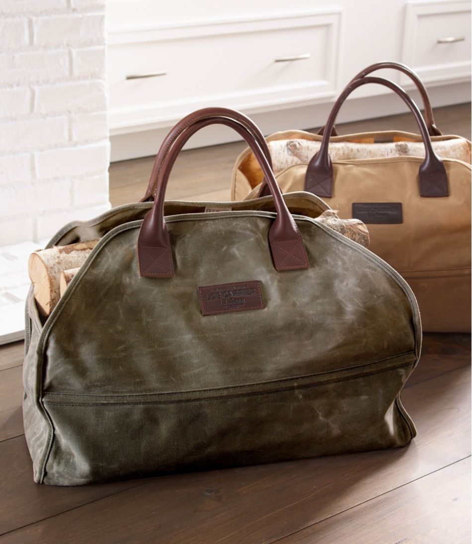 L.L.Bean | Waxed-Canvas Log Carrier
