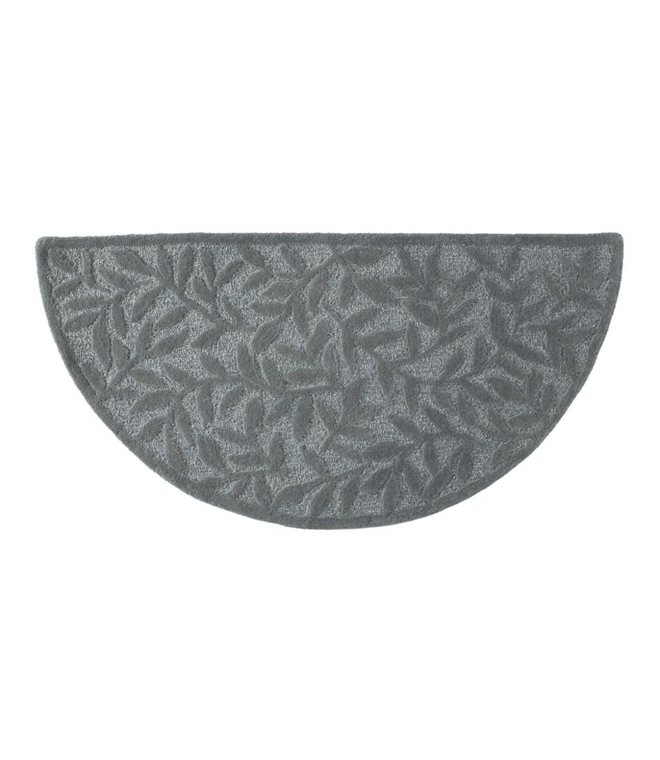 L.L.Bean | Wool Hearth Rug, Crescent, Leaf