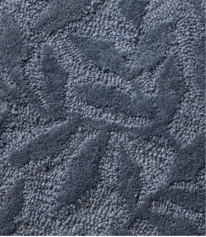 L.L.Bean | Wool Hearth Rug, Crescent, Leaf
