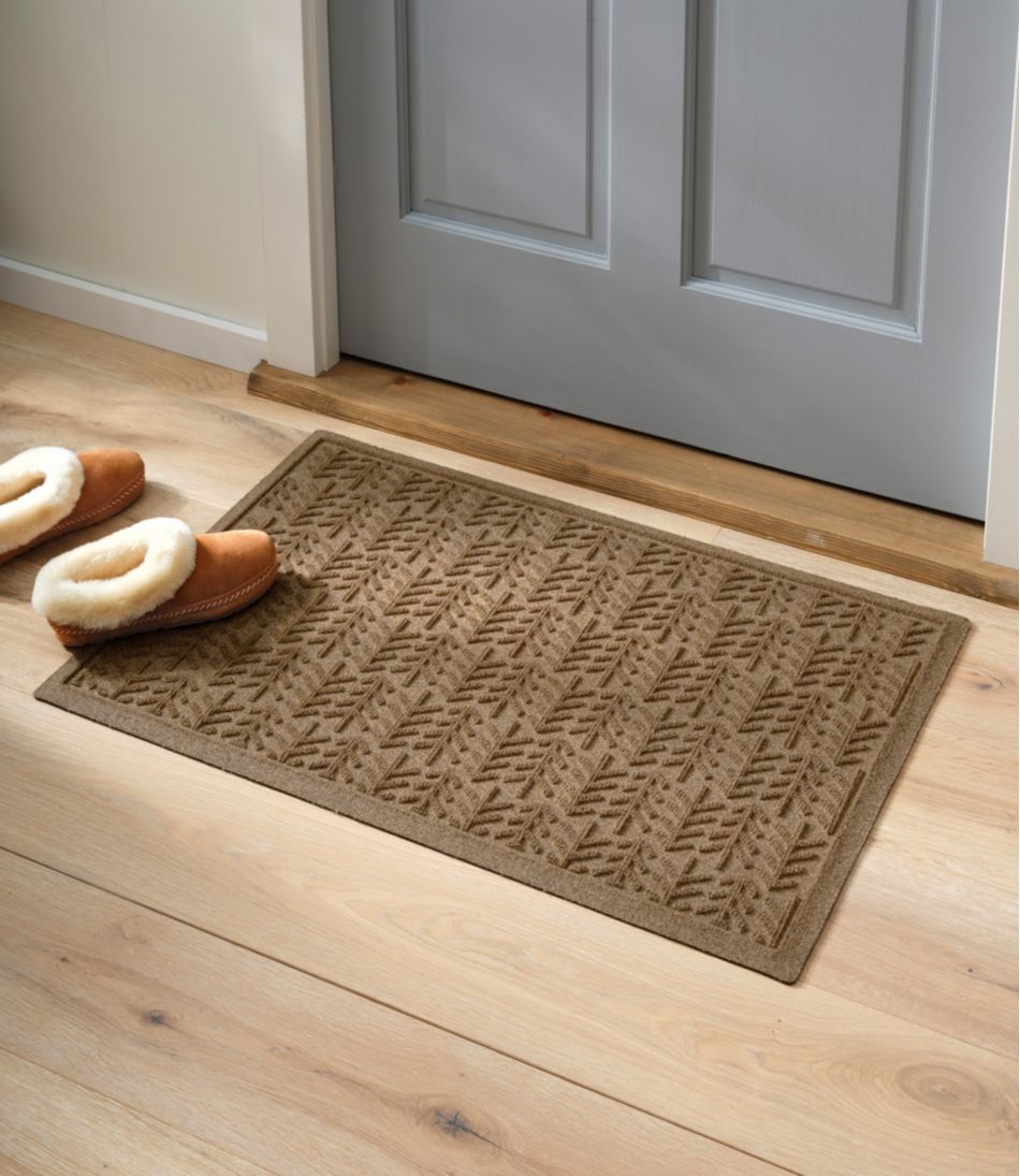 L.L.Bean | Everyspace Recycled Waterhog Doormat, Trees