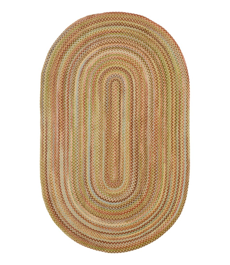 L.L.Bean | L.L.Bean Braided Wool Rug, Oval