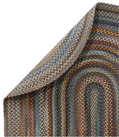 L.L.Bean | L.L.Bean Braided Wool Rug, Oval