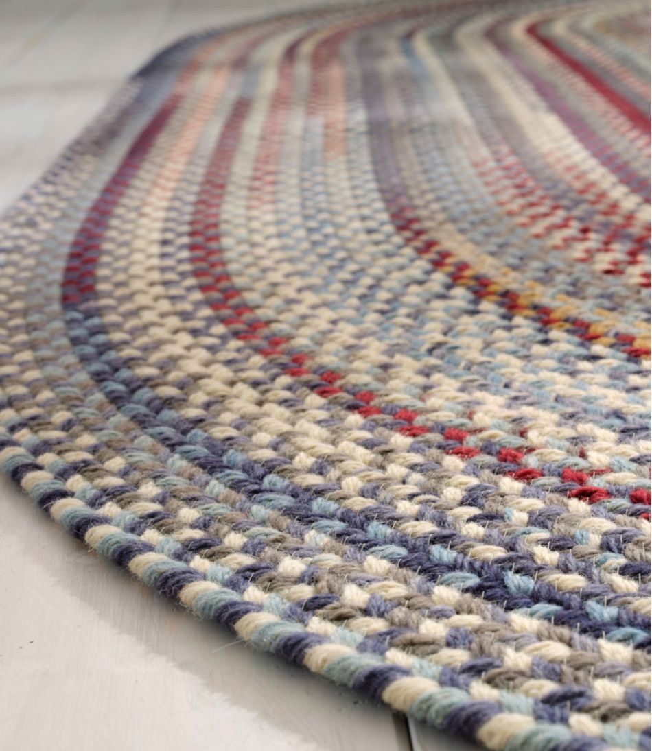 L.L.Bean | L.L.Bean Braided Wool Rug, Oval