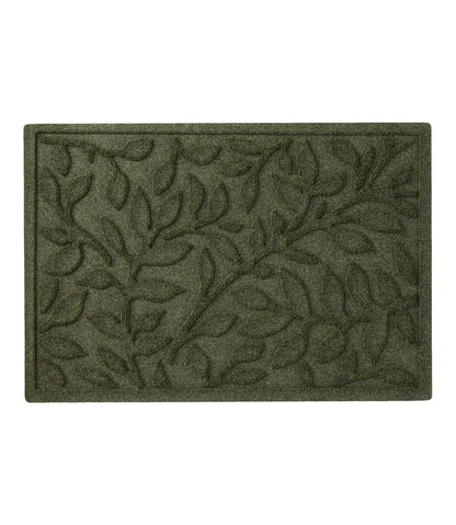 L.L.Bean | Heavyweight Recycled Waterhog Doormat, Woodland Leaf
