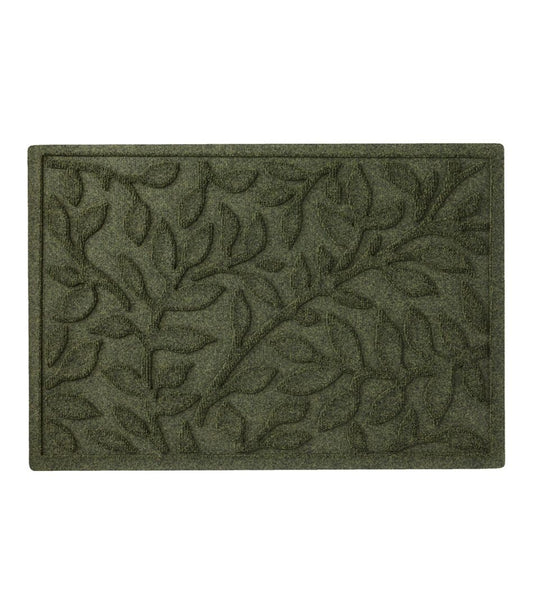 L.L.Bean | Heavyweight Recycled Waterhog Doormat, Woodland Leaf