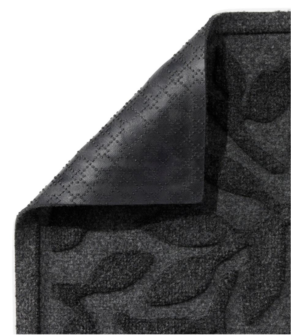 L.L.Bean | Heavyweight Recycled Waterhog Doormat, Woodland Leaf