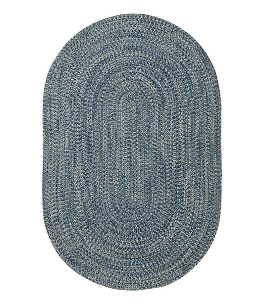 L.L.Bean | All-Weather Braided Rug, Concentric Pattern Oval