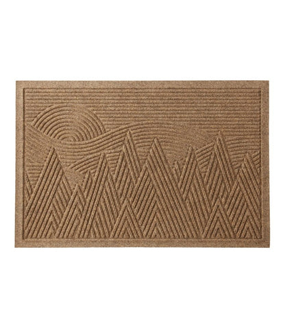 L.L.Bean | Everyspace Recycled Waterhog Doormat, Mountain Scene